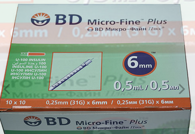 سرنگ BDنیم میل 10عددی